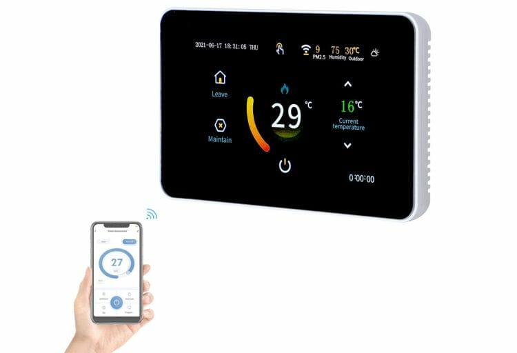 Irishom digital Heizungsthermostat mit 4,3" Touchscreen