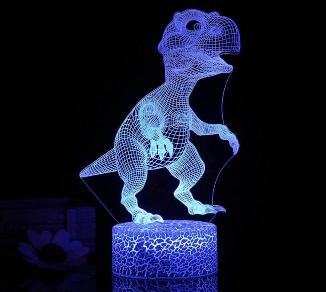 Shineslay 3D Dinosaurier LED-Nachtlicht