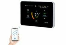 Irishom Digitale Heizungsthermostat mit 4,3 Zoll Touchscreen und Google Home bzw. Alexa Support für 75,80€