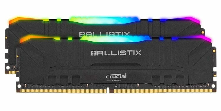 32GB Crucial Ballistix BL2K16G36C16U4BL RGB, 3600 MHz, DDR4 Ram