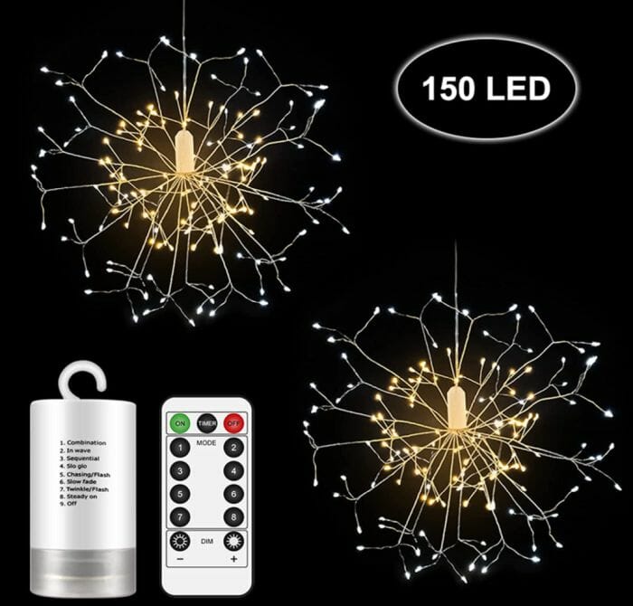 Shineslay Feuerwerk LED Lichterketten