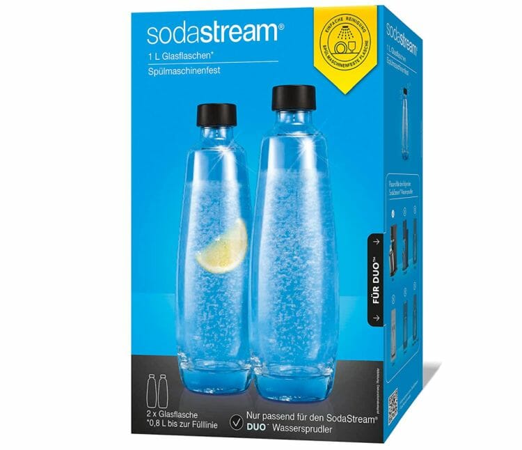 DuoPack SodaStream 1.0L Glasflachen