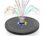 Blitzangebot: LED Solar Springbrunnen mit 5.5W Solar Panel für 28,04€ (statt 32,99€)