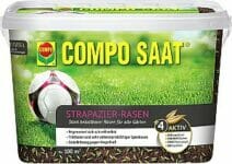 Compo SAAT Strapazier-Rasen (Spezielle Rasensaat-Mischung mit wirkaktivem Keimbeschleuniger, 2 kg, 100 m²) für 27,80€ (statt 37€)