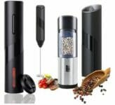 Elektrische Salz und Pfeffermühlen Set + Milchaufschäumer für 29,99€ (statt 42,99€)