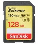 SANDISK Extreme SDXC Speicherkarte (128 GB, 150 MB/s) für nur 18,99€ Euro bei Prime inkl. Versand