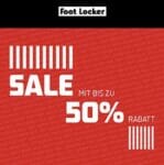 Foot Locker Sale mit bis zu 50% Rabatt + 20% Extra Rabatt auf über 3.300 Artikel!