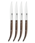 Zwilling Steakmesserset 4-teilig Eichenholz dunkel für nur 59,95€ inkl. Versand