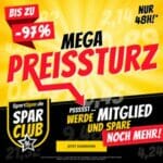 Nur für kurze Zeit: SportSpar Mega Preissturz Sale mit bis zu 97% Rabatt auf über 400 Artikel + 5€ Gutschein ab 60€