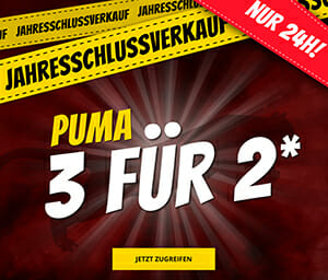 SportSpar: Großer PUMA Neuheiten Sale mit bis zu 90% Rabatt