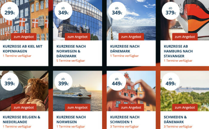 AIDA Sommer- und Winterreisen 2026/2027 – 7 Tage schon ab 549€ p.P. und bis zu 300€ Bordguthaben sichern