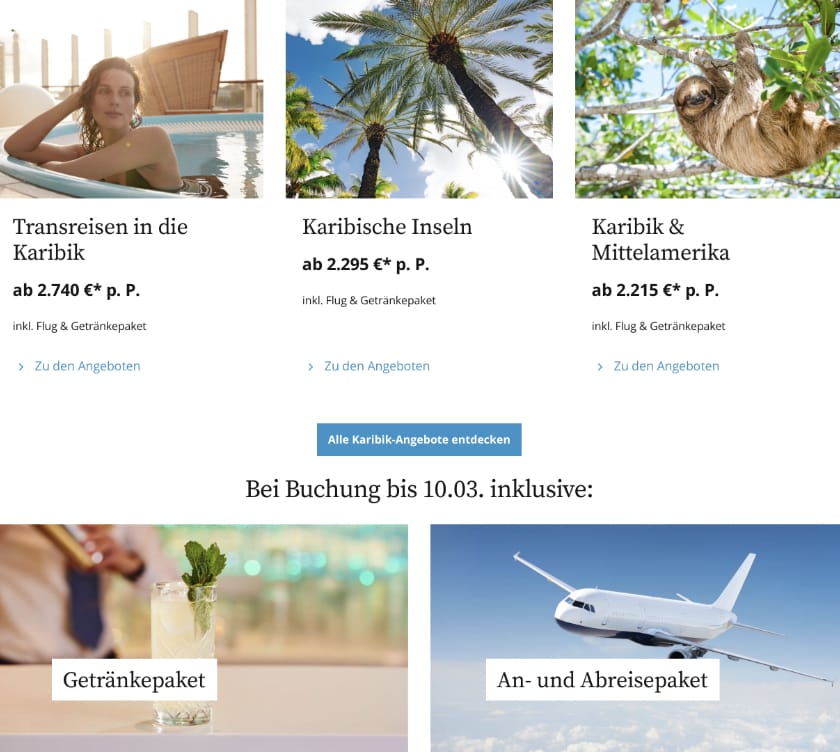 AIDA Premium Alles Inklusive gratis für Karibik-Reisen im Winter 2025/2026: 14 Tage inkl. Flug ab 2215€ p.P.