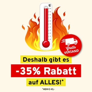 32,5% Rabatt auf das gesamte Sortiment im Vorteilshop (MBW: 35€)