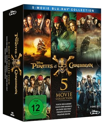 Pirates of the Caribbean 1-5 Box [Blu-ray]