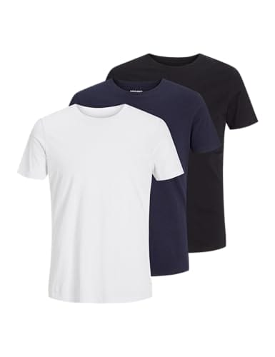 JACK & JONES Male T-Shirt Einfarbig