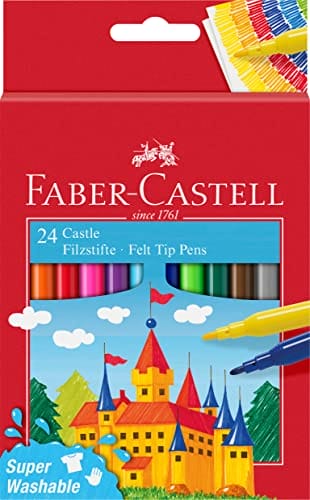 FABER-CASTELL 554202 - Filzstift Castle, 24er Kartonetui