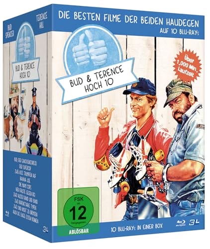 BUD SPENCER & TERENCE HILL Hoch 10 - 10er Blu-ray Haudegen-Box