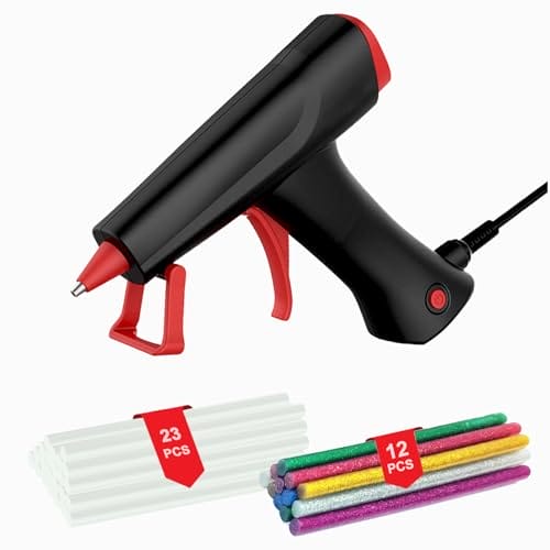 Heißklebepistole mit 35 Heißklebesticks