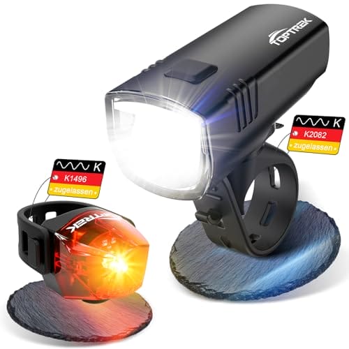 toptrek Fahrradlicht Set 70 LUX
