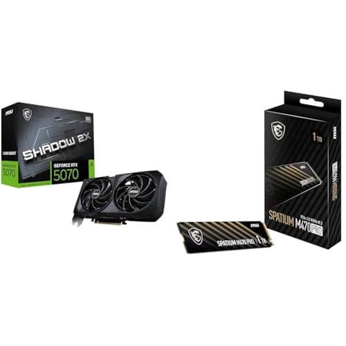 GeForce RTX 5070 12G Shadow 2X OC + SPATIUM M470 Pro PCIe 4.0 NVMe M.2 1TB