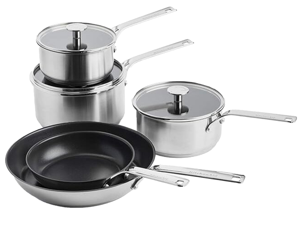 KitchenAid Kochgeschirr-Set | 8-teilig