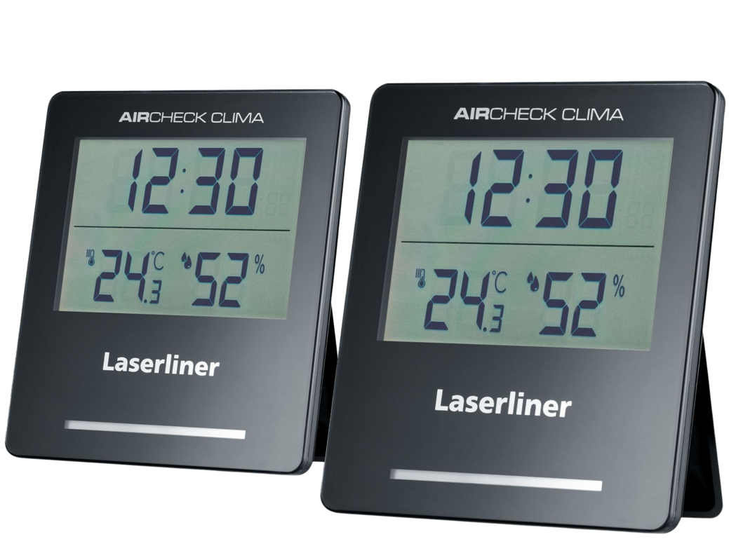 2x Laserliner AirCheck Clima digitales Hygrometer