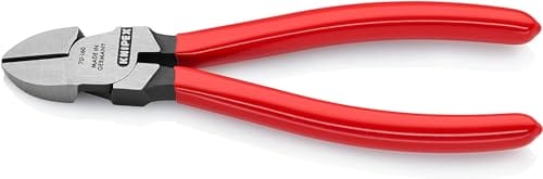 KNIPEX Seitenschneider mit Kunststoff überzogen schwarz atramentiert 160 mm, 70 01 160 EAN KNIPEX Seitenschneider