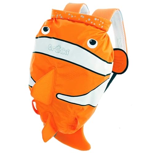 Trunki PaddlePak Clownfisch Chuckles - Wasserdichter Kinderrucksack Trunki PaddlePak Clownfisch Chuckles