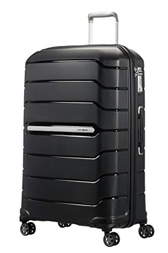 Samsonite Flux - Spinner L, Erweiterbarerer Koffer, 75 cm, 99/111 L, Schwarz Samsonite Flux Koffer