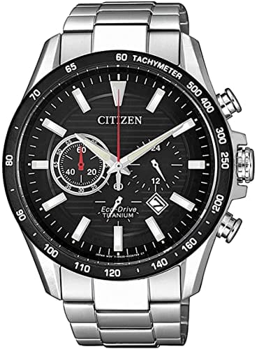 Citizen Herren Analog Eco-Drive Uhr mit Super Titanium Armband Citizen Herren Analog Eco-Drive Uhr