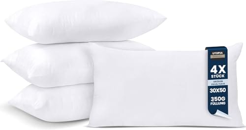 Utopia Bedding 4er Set Kissenfüllung