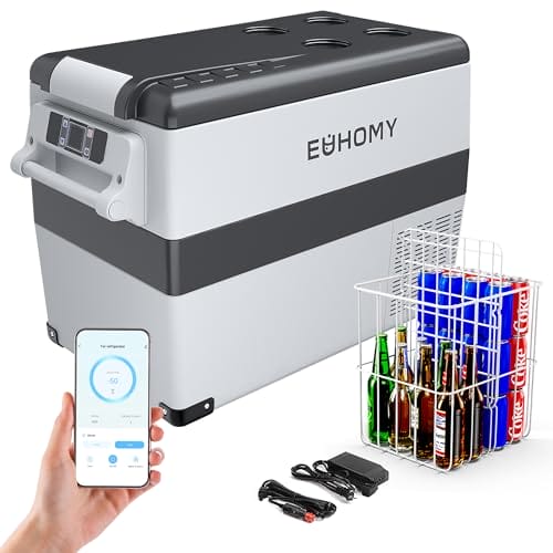 EUHOMY 12V Kompressor Kühlbox 40L - Perfekt für Camping und Reisen EUHOMY 12V Kompressor Kühlbox 40L