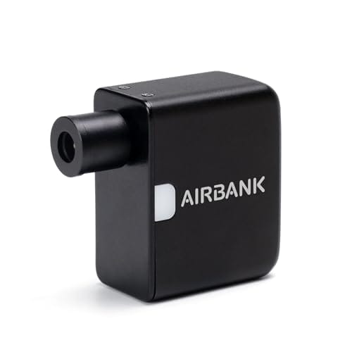 AIRBANK Pocket Fahrrad Luftpumpe - Elektrische Fahrradpumpe Mini Akku Kompressor AIRBANK Pocket Fahrrad Luftpumpe