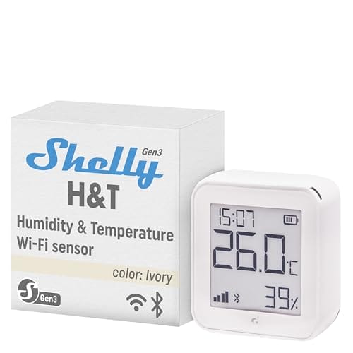 Shelly H&T Gen3 Sensor - Jetzt bei Amazon kaufen Shelly H&T Gen3 Sensor
