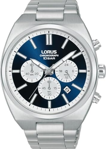 LORUS Herren Analog Quarz Uhr mit Metall Armband RT363KX9 LORUS Herren Analog Quarz Uhr