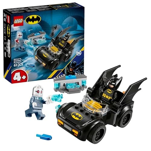LEGO DC Batman: Batman & Batmobil vs. Mr. Freeze - Superhelden Auto Spielzeug LEGO DC Batman Set
