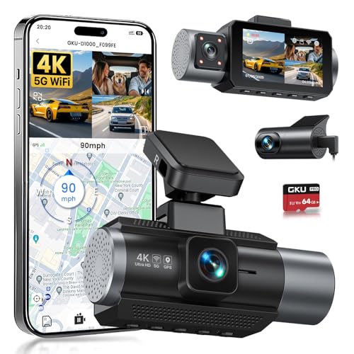 GKU 3-Kanal-Dashcam