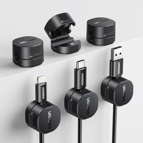 UGREEN 6 Stück Kabelhalter Kabelclips UGREEN 6 Stück Kabelhalter