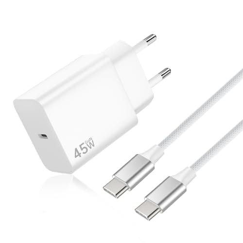45W USB C Ladegerät für Samsang Galaxy und iPhone 45W USB C Ladegerät