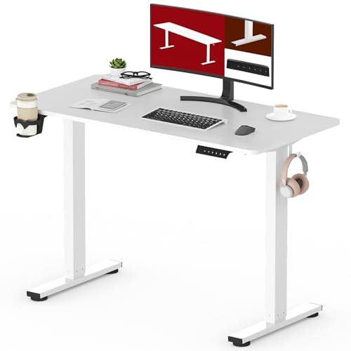 SANODESK Höhenverstellbarer Schreibtisch mit VOLLSTÄNDIGER TISCHPLATTE SANODESK Höhenverstellbarer Schreibtisch