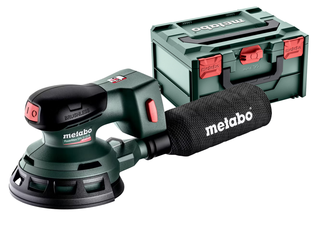 Metabo PowerMaxx Akku-Exzenterschleifer | 12 V | 125 mm | mit Koffer