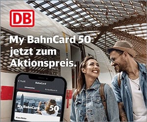 My BahnCard Aktion - Die BahnCard 50 für alle unter 27 Jahre nur 49,99€ (statt 79,90€)