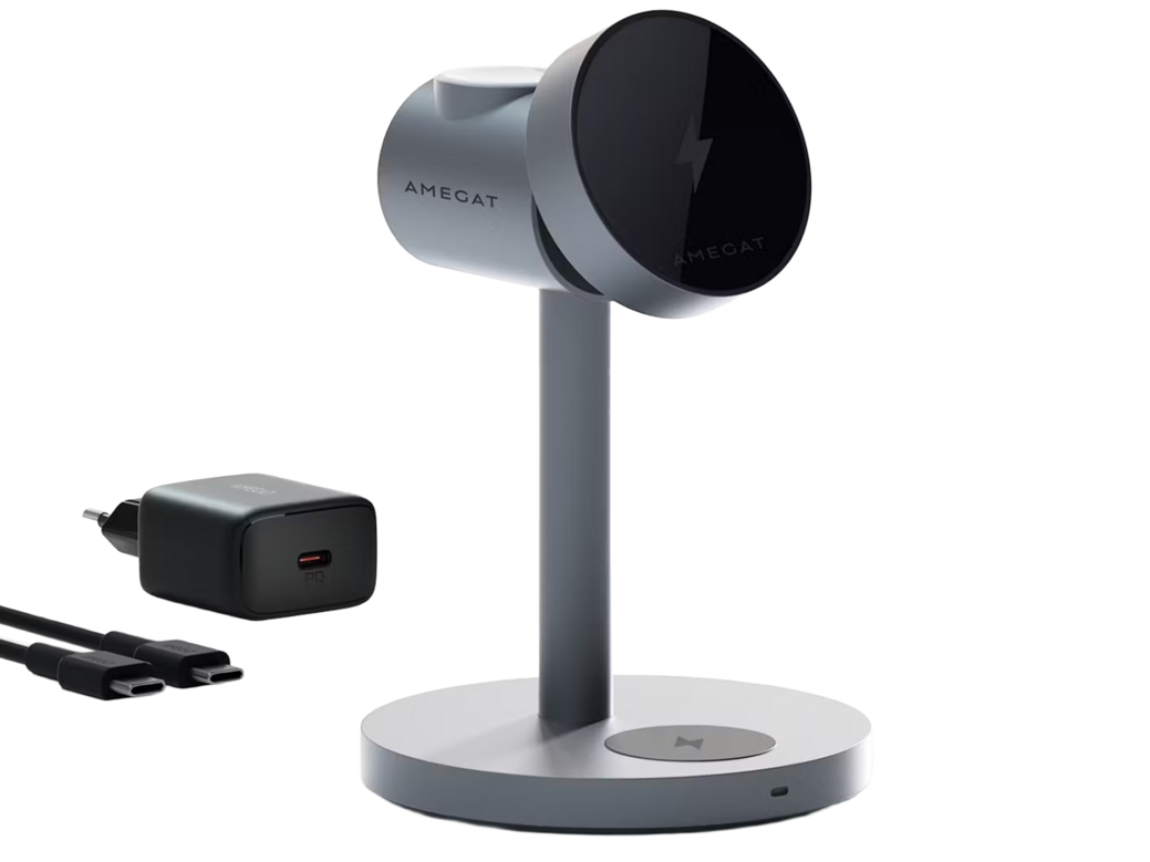Amegat Qi-Ladegerät | Qi 2.0 | MagSafe