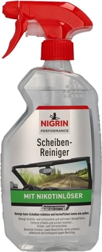 NIGRIN Scheibenreiniger, reinigt mühelos und effizient, reduziert Blendeffekte und Lichtreflektion NIGRIN Scheibenreiniger 500ml