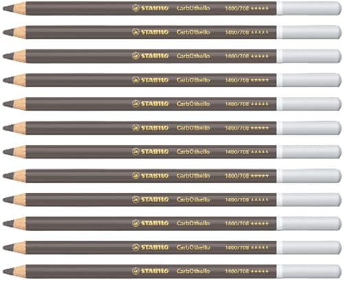 STABILO - Pastellkreidestift - CarbOthello - 12er Pack - warmgrau 5w STABILO - Pastellkreidestift - CarbOthello - 12er Pack - warmgrau 5w