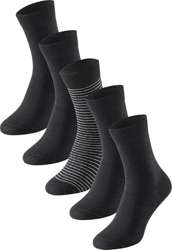 Schiesser Damen 5 PACK Socken Strümpfe Multipack