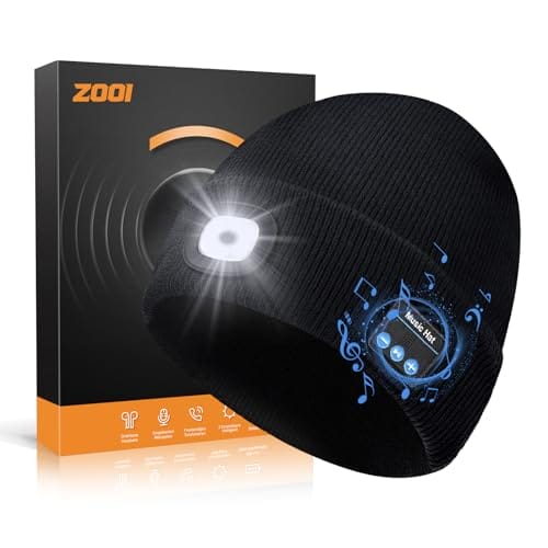 ZOOI Bluetooth Mütze mit Led Licht