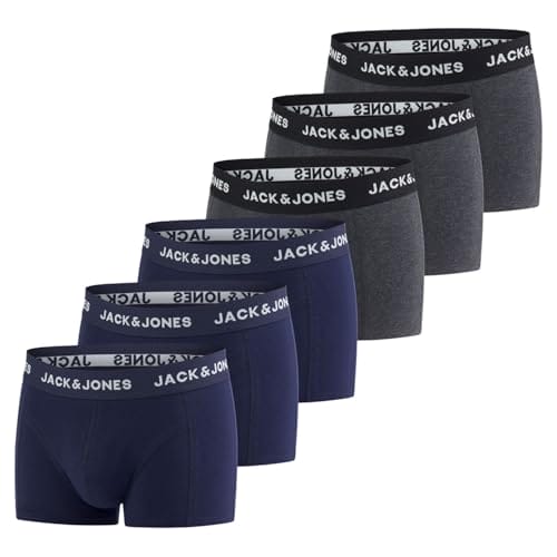 JACK & JONES Herren Boxershorts 6er Pack für 28,49€ bei Amazon