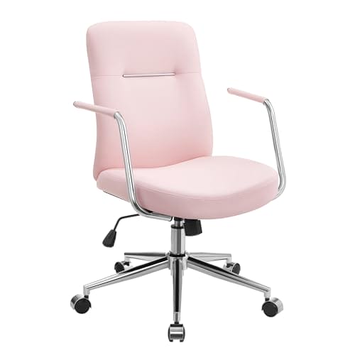SONGMICS Bürostuhl in Pastellrosa für nur 35,99€