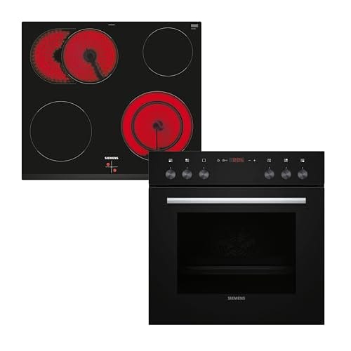 Siemens EQ110KA1B iQ100 Herd-Glaskeramik-Kochfeld-Kombination